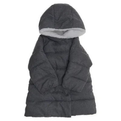 Veste d'hiver (Gris, Blanc) de Jacadi Fausse fourrure, Polyester