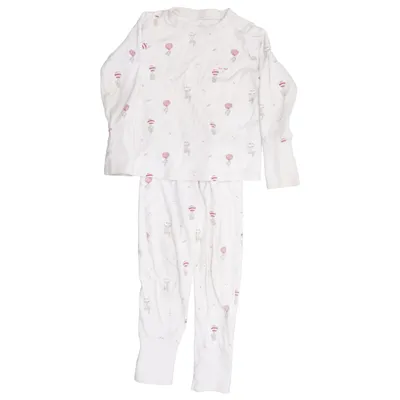 Pajamas (White) from Livly Cotton, Elastane