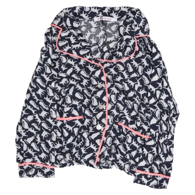 Chemise de pyjama (Bleu, Blanc) de Monoprix Kids Élasthane, Polyester, Viscose