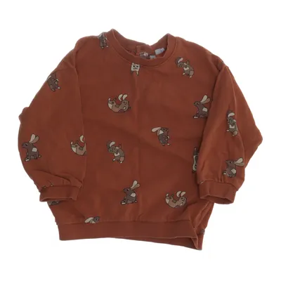 Collegetröja (Brun, Flerfärgad) från Lindex Bomull, Elastan