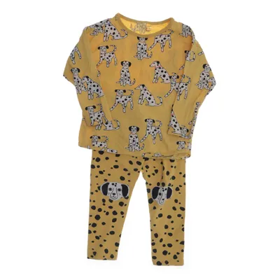 Pyjamasz (Gul, Flerfarvet) fra Lindex Bomuld, Elastan