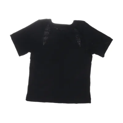 T-shirt (Zwart) van Monbebe Katoen
