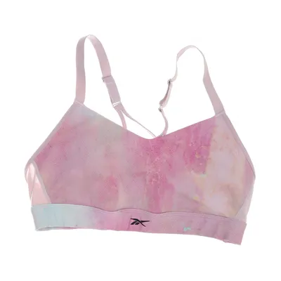 Sport-BH (Rosa, Flerfärgad) från Reebok Polyester, Elastan