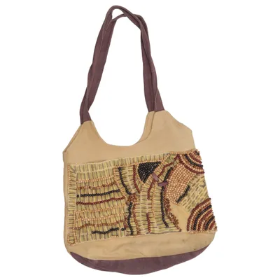 Canvas bag (Beige, Brown, Multicolored) from Marina Galanti