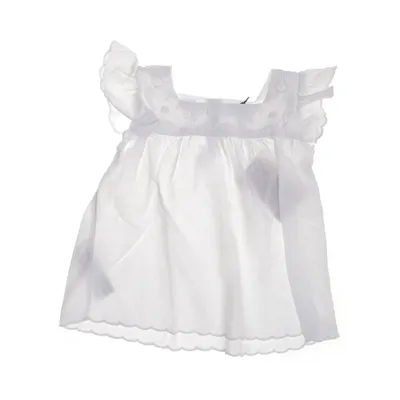 Klänning (Vit) från Mango Bomull, Linne