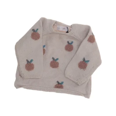 Trui (Beige, Meerkleurig) van Zara Acryl, Katoen, Nylon, Polyester, Wol