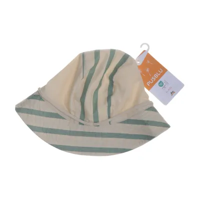 Buckethatt (Beige, Grön) från Pusblu Bomull