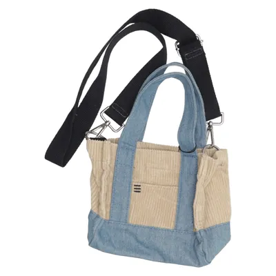 Axelremsväska (Blå, Beige) från Urban Bomull, Polyester, Viskos