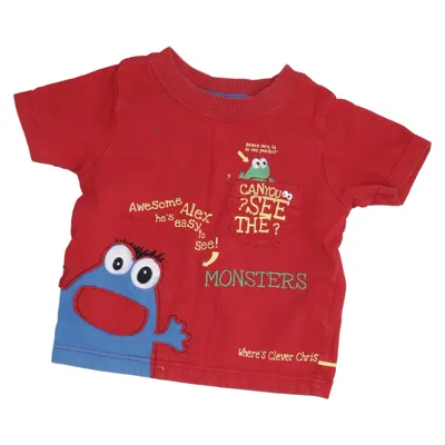 T-shirt (Red, Blue, Multicolored) from Mothercare Cotton, Elastane
