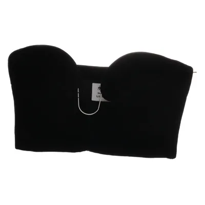 Crop top (Svart) från H&M Studio Elastan, Bomull, Polyester