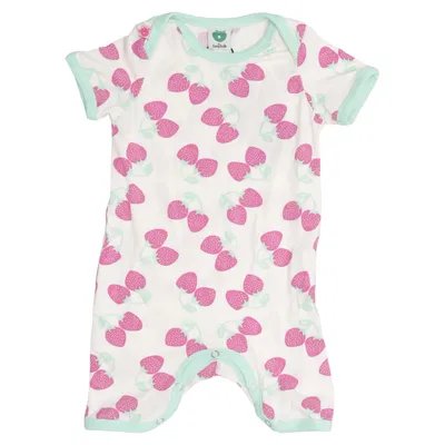 Barboteuse (Beige, Multicolore) de Småfolk Coton, Élasthane