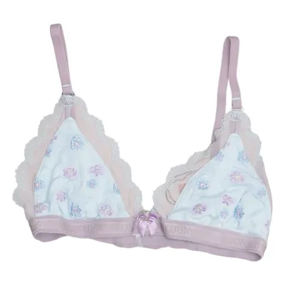 Bralette (Ribbed Floral) from Lounge Elastane, Modal, Recycled polyester