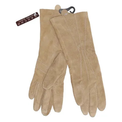 Leather gloves (Beige) from Gaucho