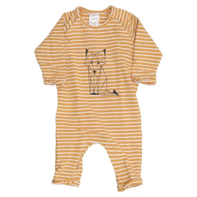 Barboteuse (Jaune, Blanc) de Pusblu Coton, Élasthane