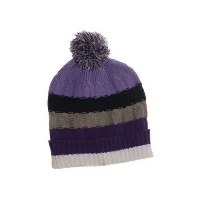 Bonnet à pompon (Violet, Multicolore) de Bluewear Acrylique