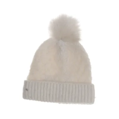 Bobble hat (White) from Topshop