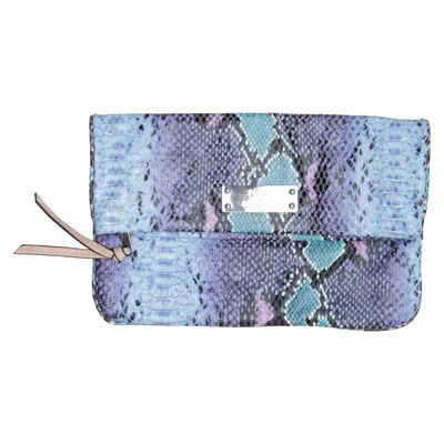 Clutch bag (Blue, Purple, Multicolored) from Friis & Company Faux leather