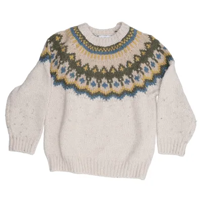 Pull-over (Beige, Multicolore) de Fagottino Acrylique, Polyamide, Polyester