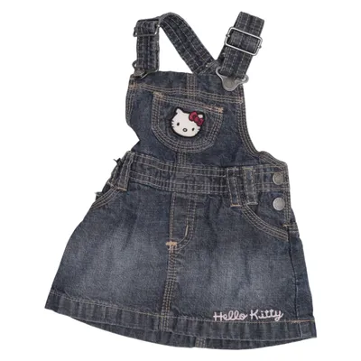Hängselklänning (Blå) från H&M x Hello Kitty Bomull