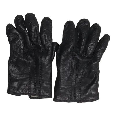Leren handschoenen (Zwart) van Hestra Leer, Wol