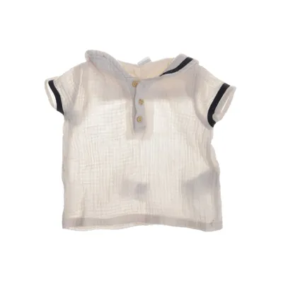 Polo shirt (Off-white) from H&M Cotton