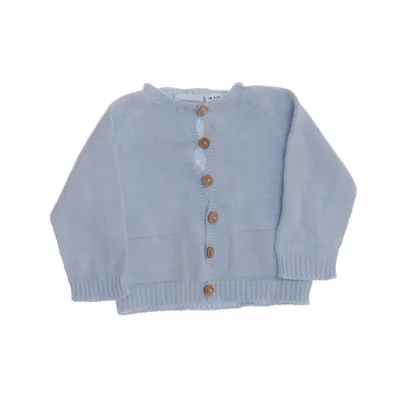Cardigan (Blue) from Linvosges Cotton, Cashmere