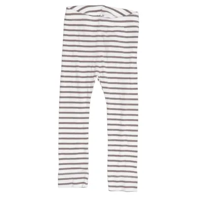 Leggings (Vit, Brun) från Name It Elastan, Modal, Ekologisk bomull