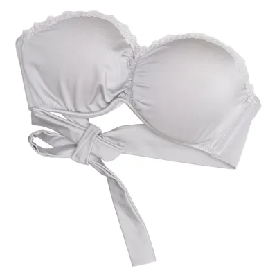 Bikiniöverdel (Grå) från Love by Lola Elastan, Polyester