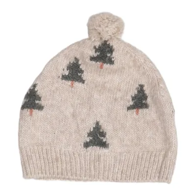 Bonnet à pompon (Beige, Multicolore) de Zara