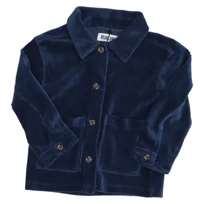 Overshirt (Blauw) van Rikiki Katoen, Elastaan, Polyester