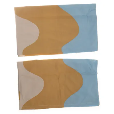 Kussensloop (Blauw, Beige) van Marimekko