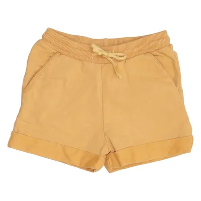 Sweatshort (Bruin) van Mingo Katoen, Elastaan