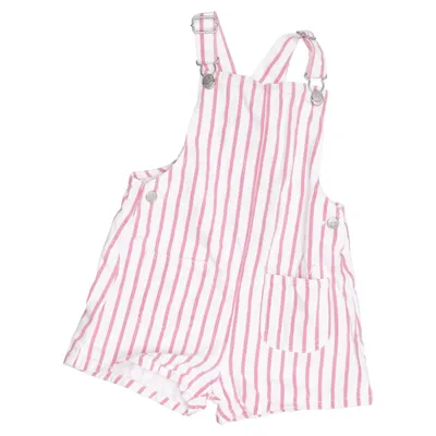 Korte tuinbroek (Roze, Wit) van Zara Katoen