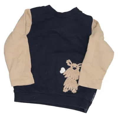 Sweatshirt (Blauw, Bruin) van Polarn O. Pyret Organisch katoen