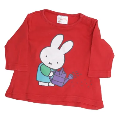 Långärmad t-shirt (Röd, Flerfärgad) från Miffy Bomull