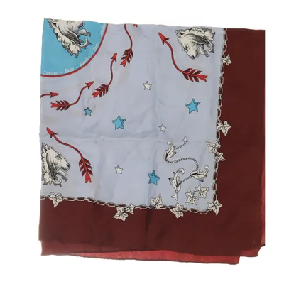 Headscarf (Blue, Red, Multicolored) from Sandro Silk