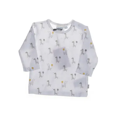 T-shirt à manches longues (Blanc, Multicolore) de Feetje Élasthane, Coton biologique