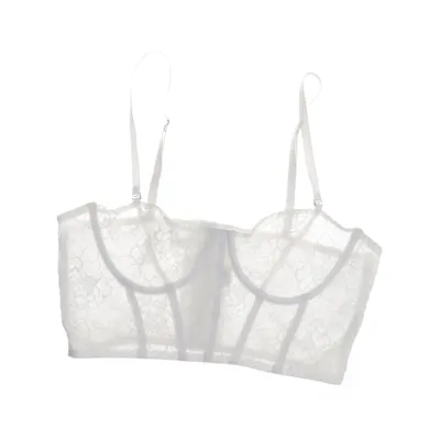 Bustier (Vit) Elastan, Polyester