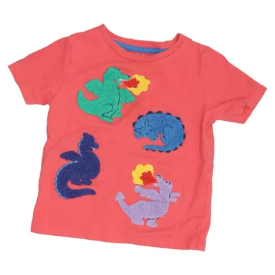 T-shirt (Röd, Flerfärgad) från Mini Boden Bomull
