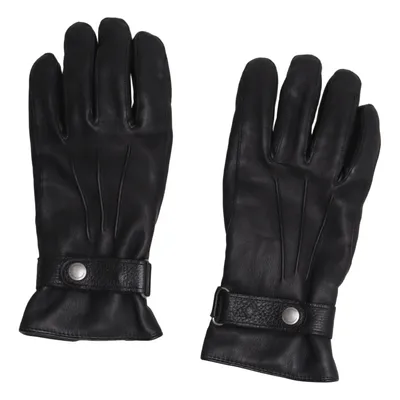 Leather gloves (Black) from Handskmakaren Leather, Polyester