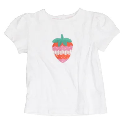 T-shirt (Wit, Meerkleurig) van Baby Boden Katoen
