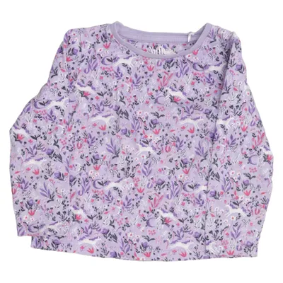 Long sleeve T-shirt (Purple, Multicolored) from Nutmeg Cotton