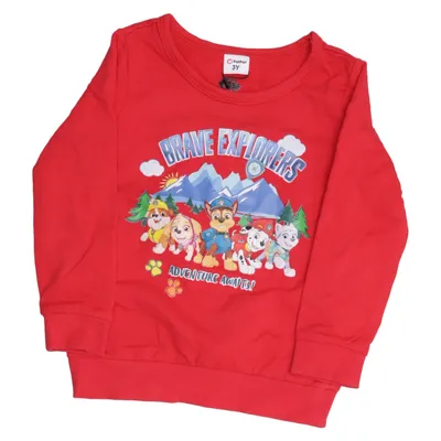 Sweatshirt (Rood, Meerkleurig) van PatPat Katoen, Elastaan