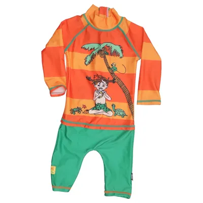 UV beschermende kleding (Oranje, Groen, Meerkleurig) van Swimpy Elastaan, Polyester