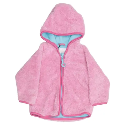 Fleece jas (Roze, Blauw) van Baby by Lindex Katoen, Polyester