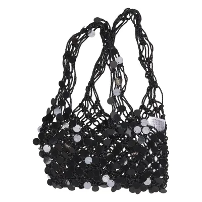 Handbag (Black) from Mango Polyester, Viscose