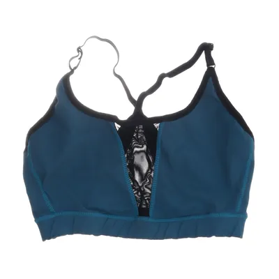 Sport-bh (Turquoise, Zwart) van Better Bodies Elastaan, Polyamide, Polyester