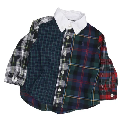 Overhemd (Blauw, Groen, Rood) van Ralph Lauren Katoen