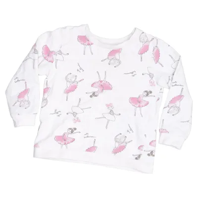 Sweatshirt (Blanc, Rose) de So Cute Coton