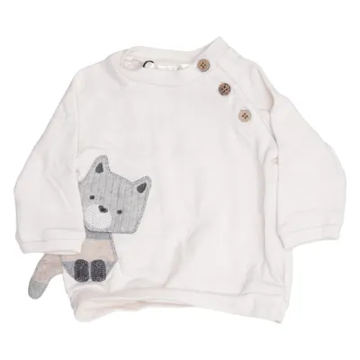 Sweater (Beige) from Mayoral Newborn Cotton, Elastane, Polyester